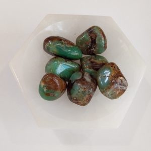 Pierre roulée chrysoprase