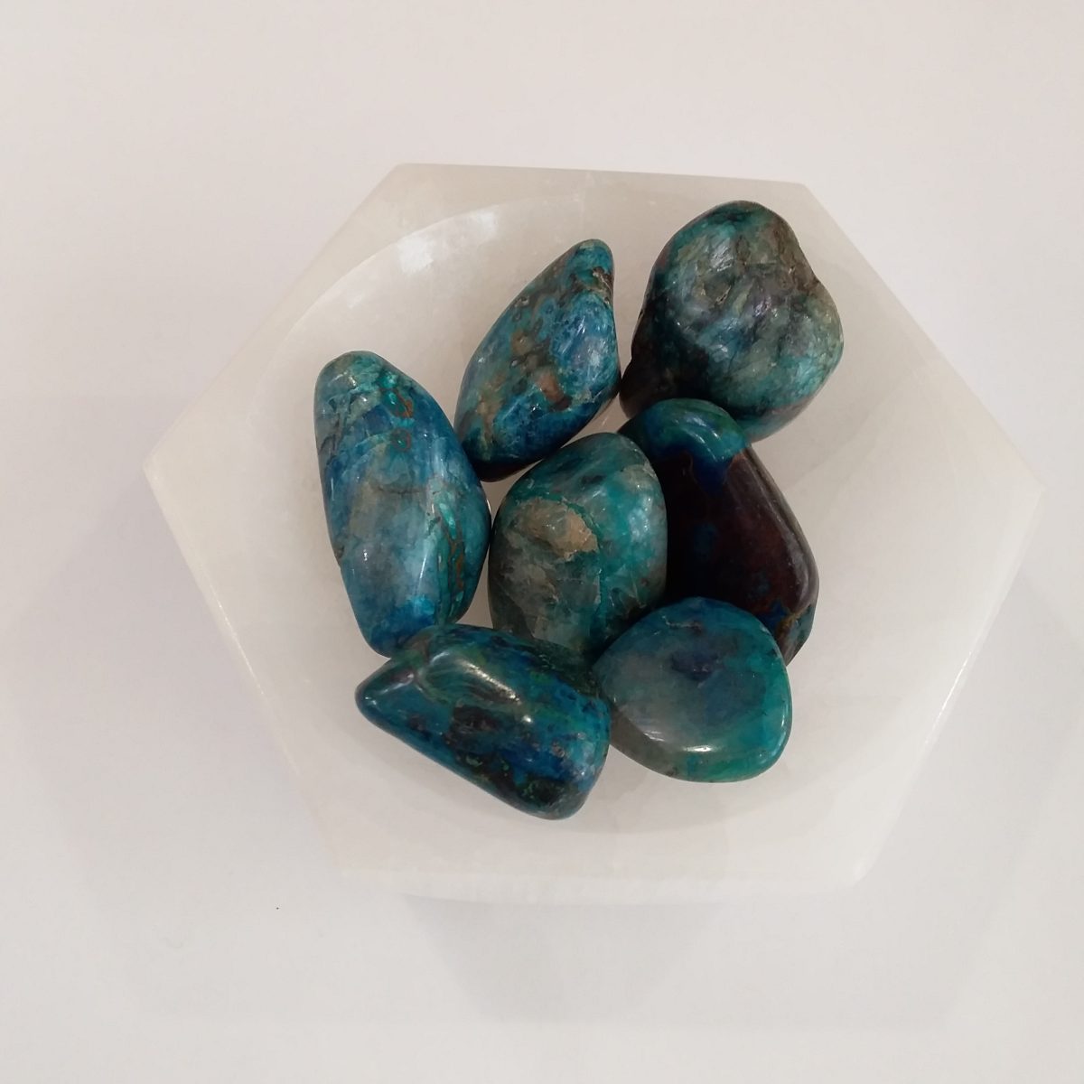pierre roulée chrysocolle