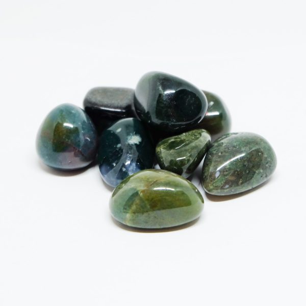 pierre roulée agate mousse