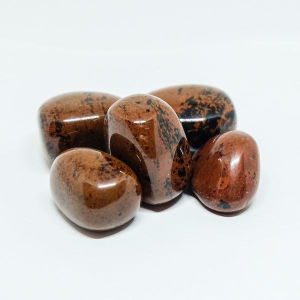 pierre obsidienne acajou