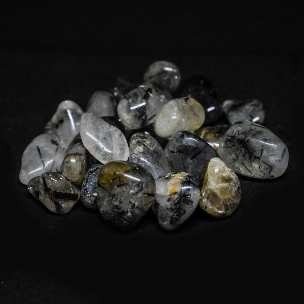 pierre roulée quartz tourmaline