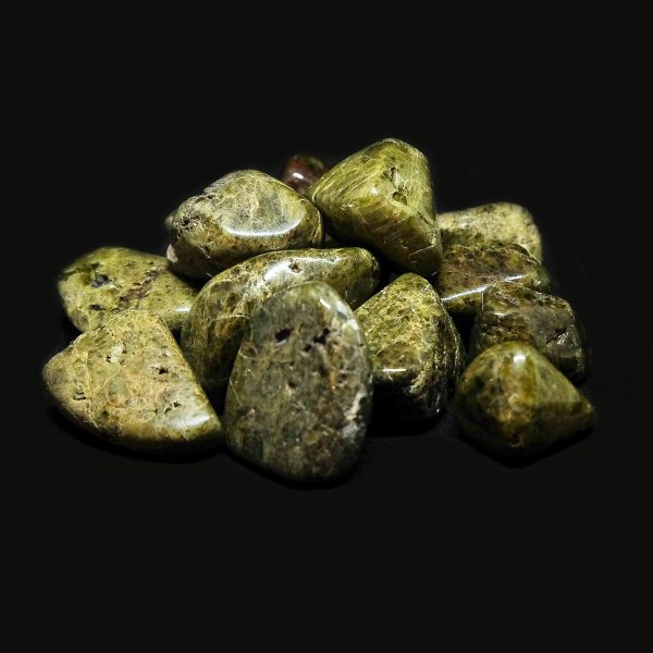 pierre roulée tourmaline verte
