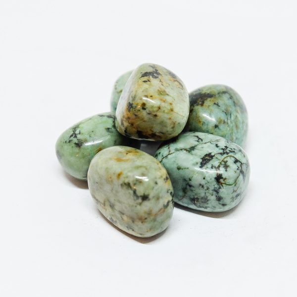 pierre roulée turquoise