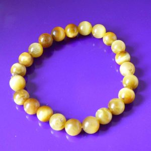 Bracelet | œil de faucon jaune 8mm