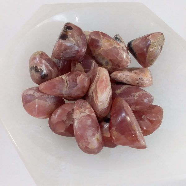 pierre roulée rhodochrosite