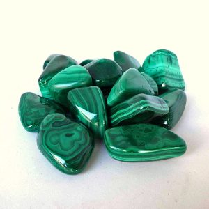 Pierre roulée malachite