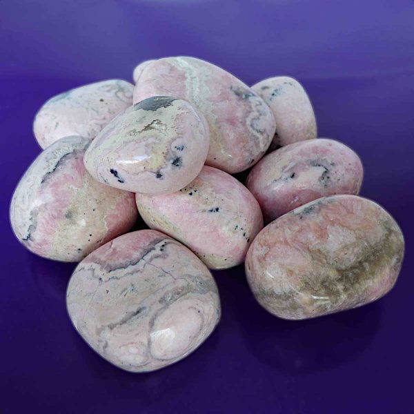 pierre roulée rhodochrosite