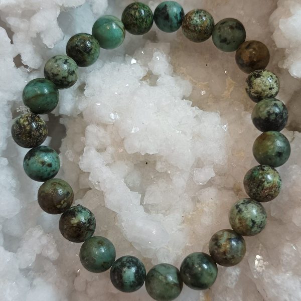 Bracelet turquoise d'Afrique 8mm