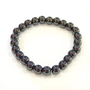 Bracelet hématite 6mm – 8mm
