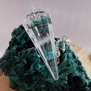 Pendule cristal de roche
