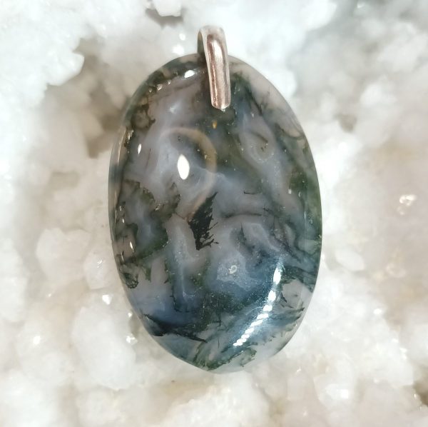 pendentif agate mousse