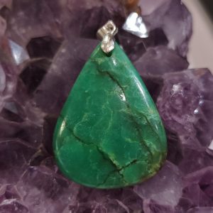 Pendentif chrysoprase