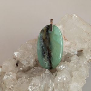 Pendentif en chrysoprase