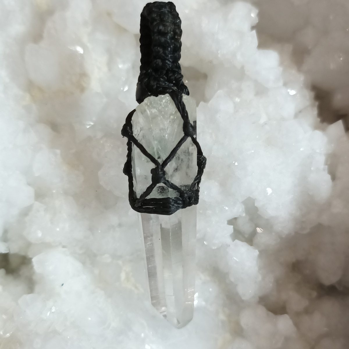 Pendentif cristal de roche