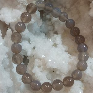 Bracelet agate grise