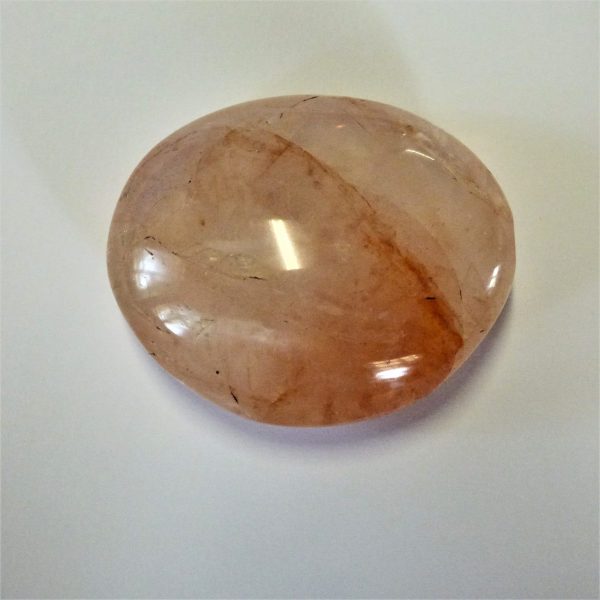 Galet quartz hématoïde