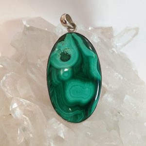 Pendentif malachite
