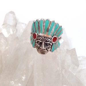 Bague indien turquoise