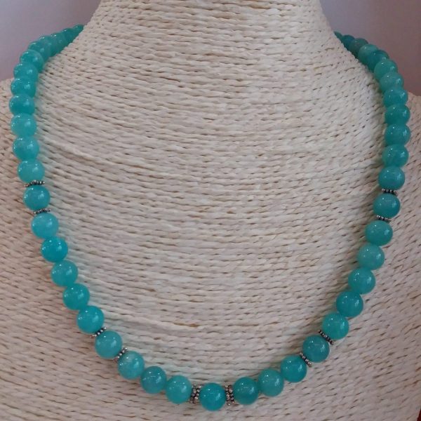 collier pierre amazonite