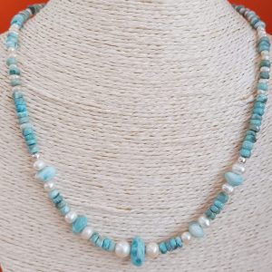 Collier pierre larimar