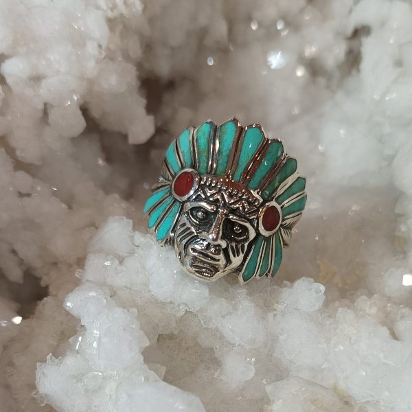 Bague indien turquoise
