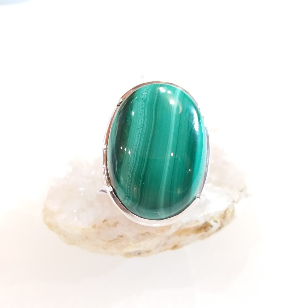 bague malachite