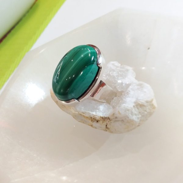 bague malachite