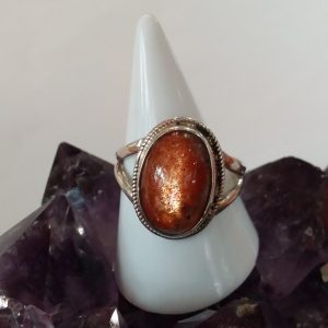 Bague pierre de soleil