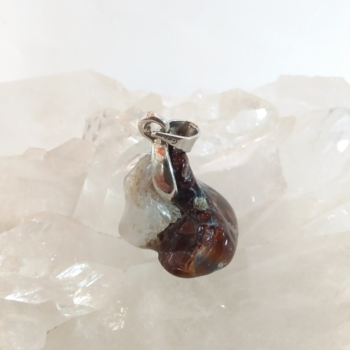 pendentif agate de feu