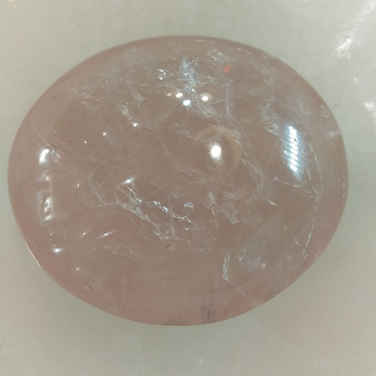 galet quartz rose