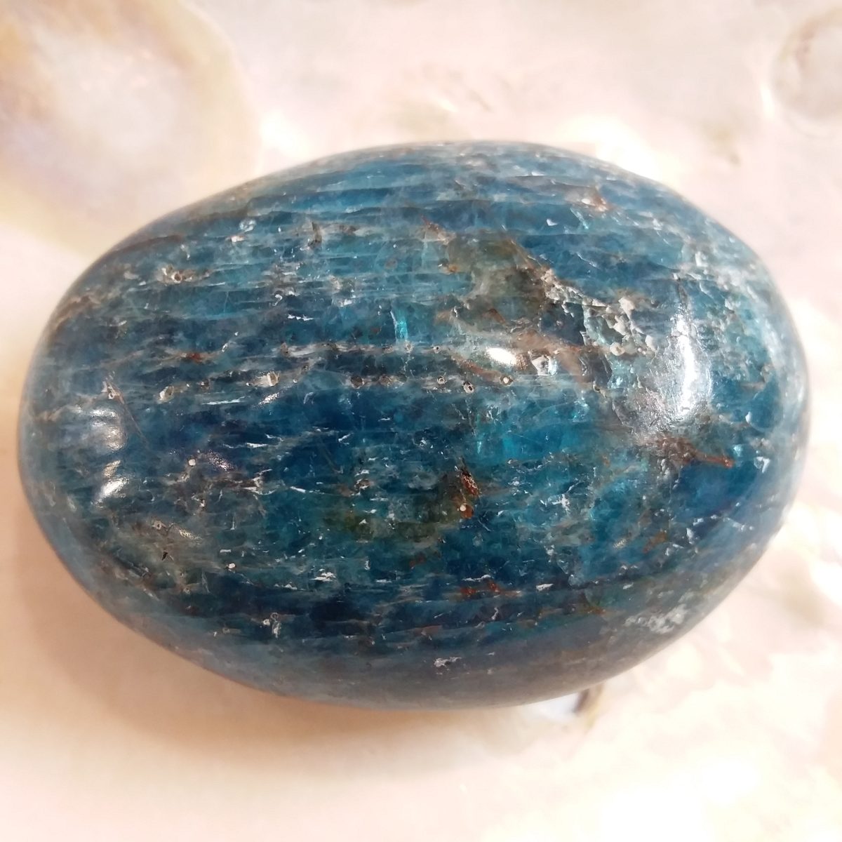 galet apatite bleue