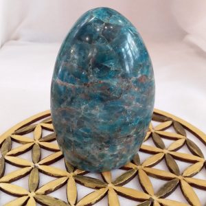 Forme libre apatite bleue