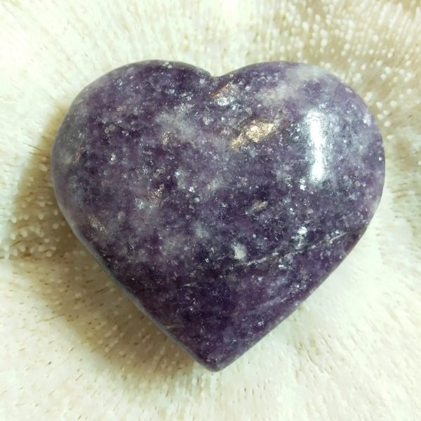 coeur lépidolite