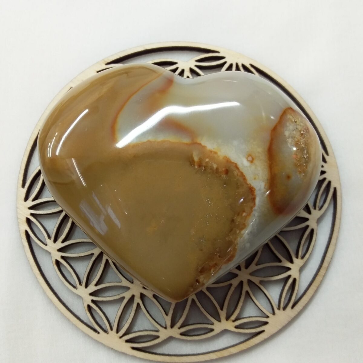 coeur jaspe polychrome