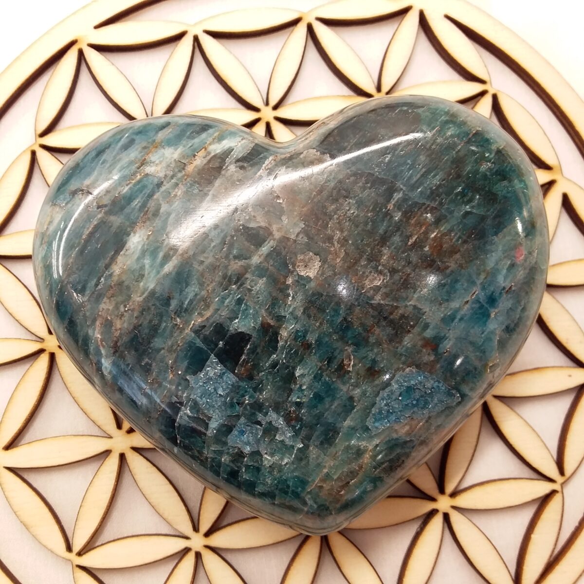 coeur apatite bleue