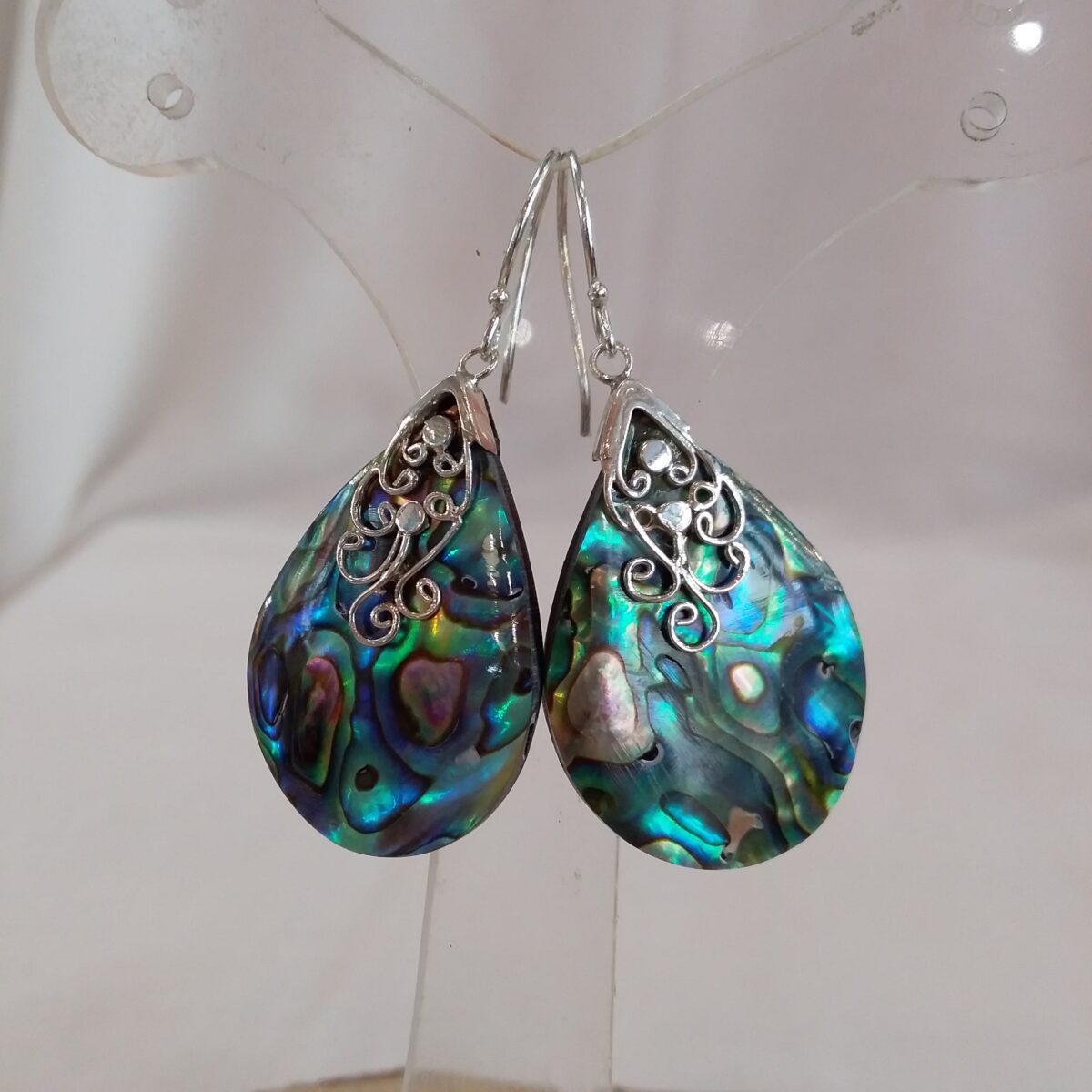 boucles d'oreilles abalone