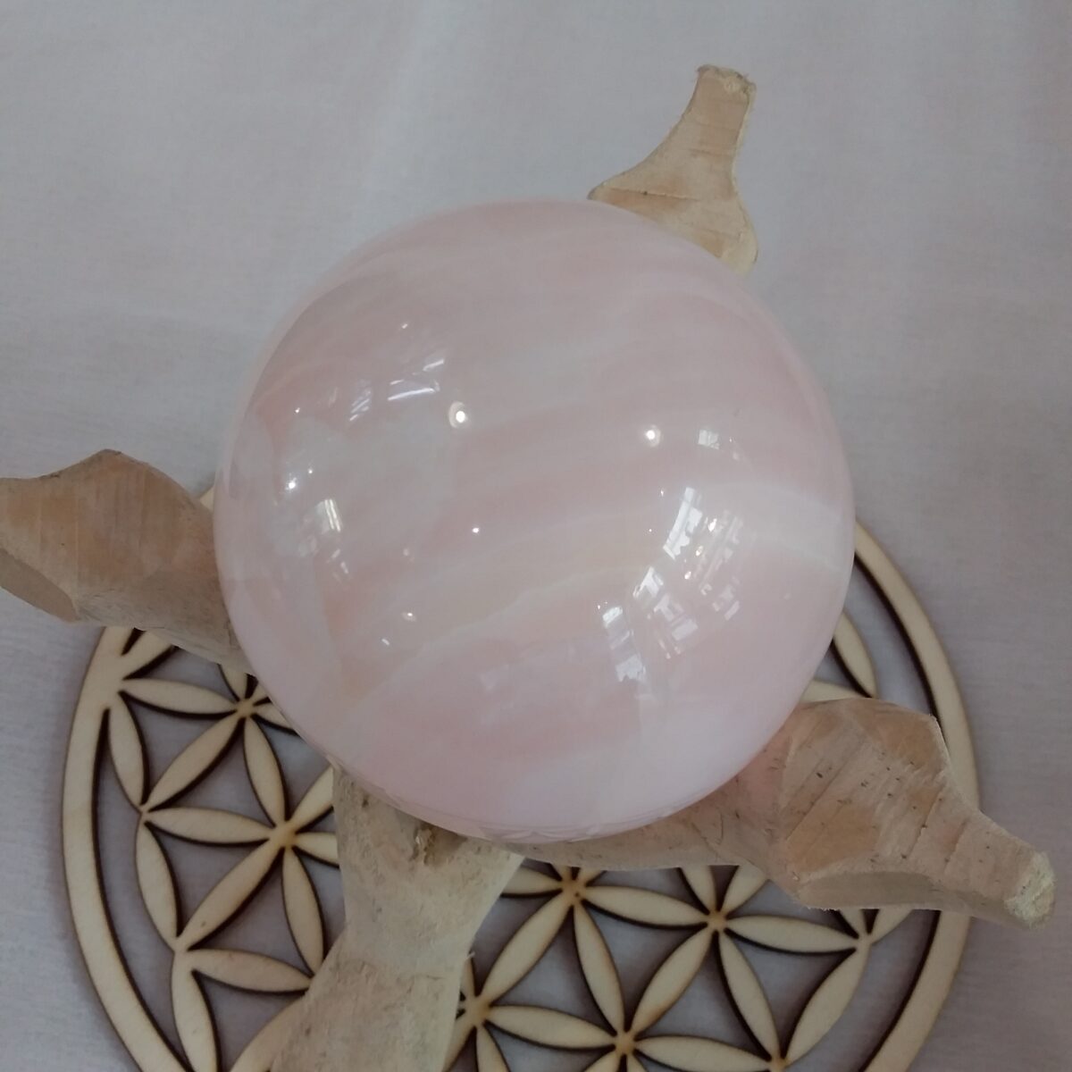 sphère manganocalcite