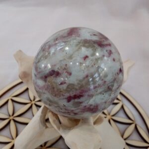 Sphère tourmaline rose