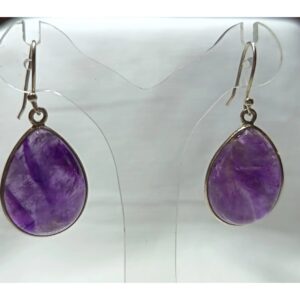 Boucles d’oreilles amethyste