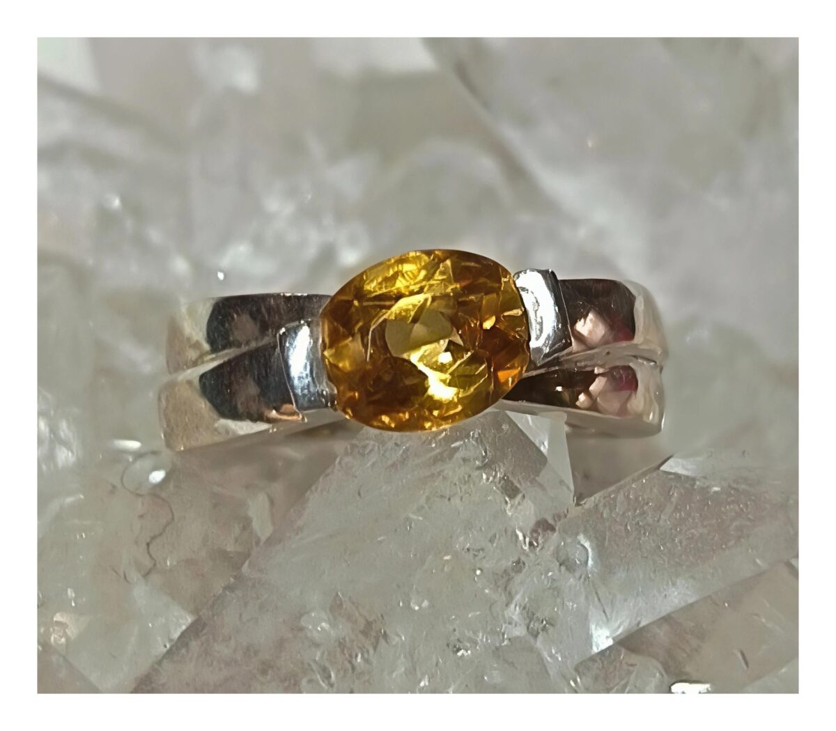 Bague citrine