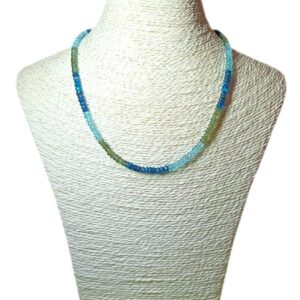 Collier apatite 3 couleurs