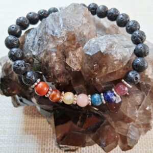 Bracelet lave 7 chakras